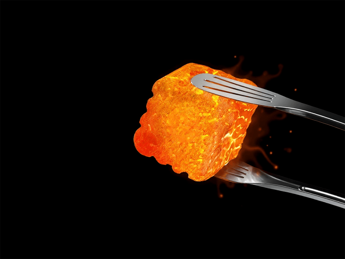 クイックライトアップル木 BBQ用立方炭