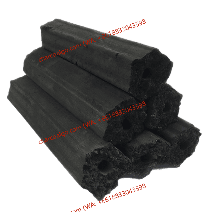 Hexagonal barbecue charcoal - Mixed wood