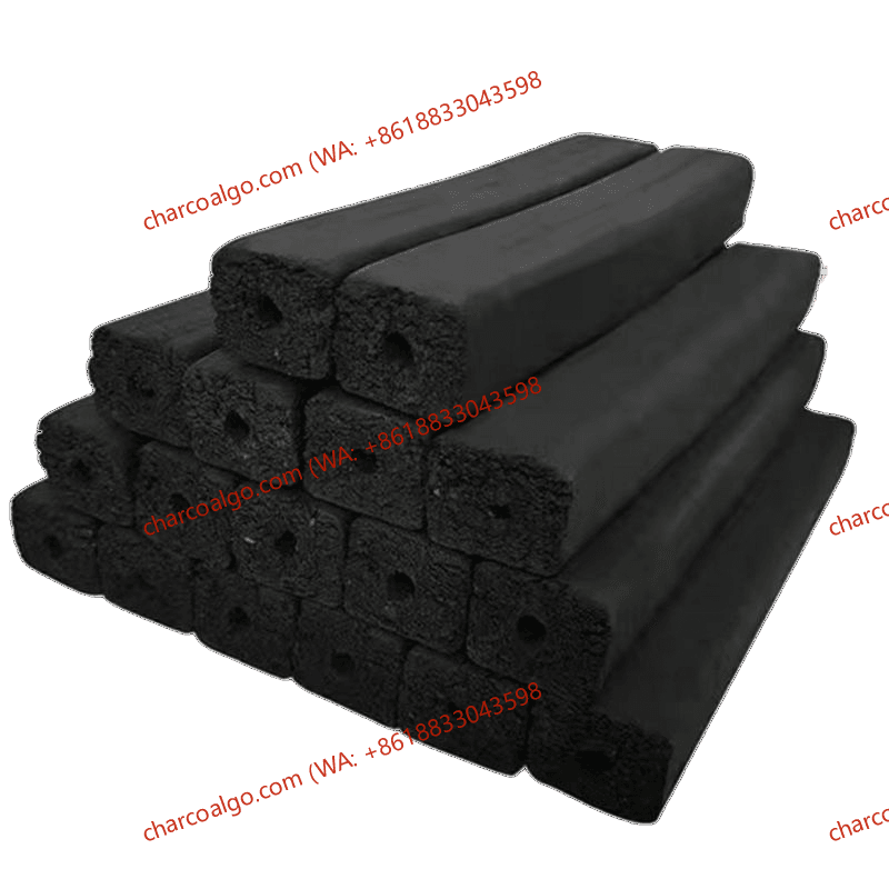 Rectangular Pine Charcoal - Mechanized Charcoal for Barbecue