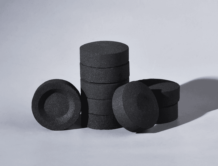 40mm Fast Burning Hollow Black Charcoal